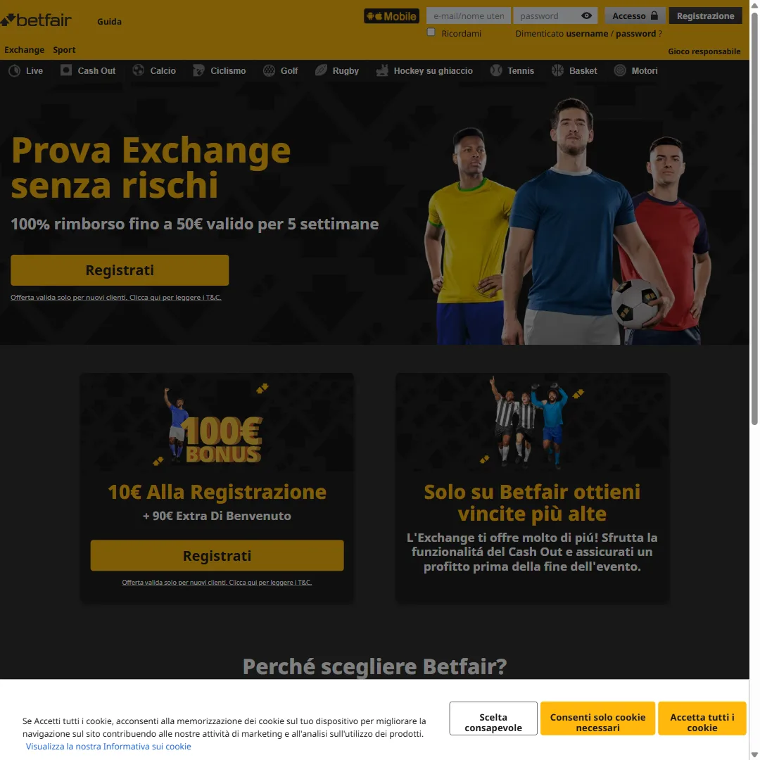 Betfair — casa de apuestas